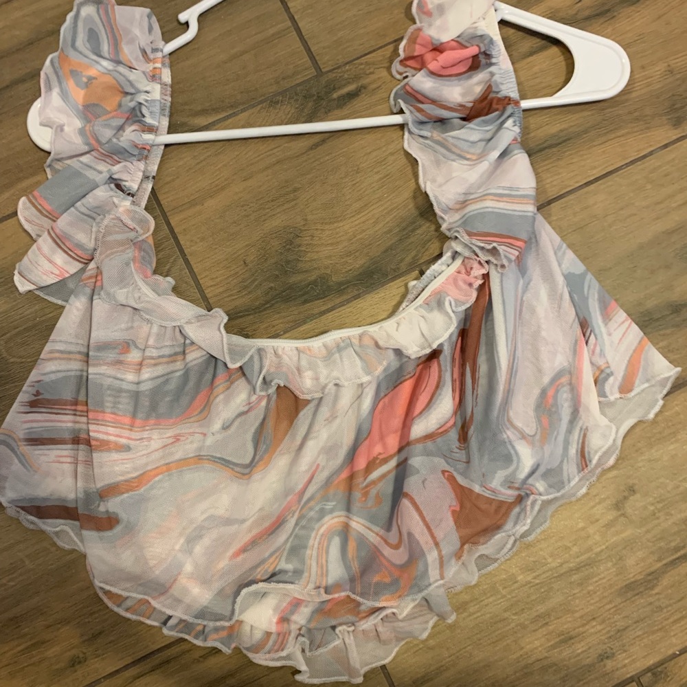 Nasty Gal Ruffle Top